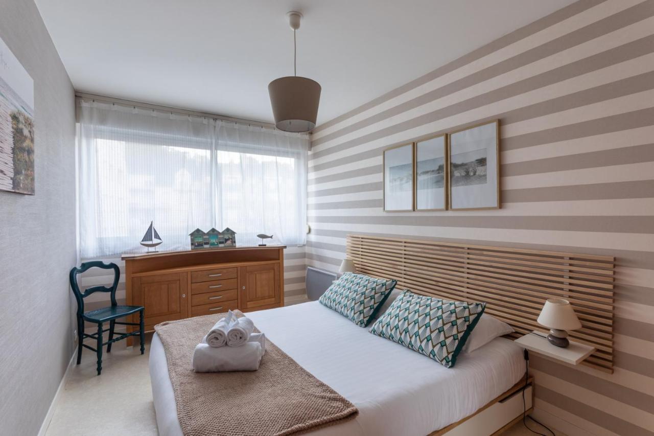 Apartamento Le Sextant - Piscine Partagee Et Parking Prive Saint-Cast-le-Guildo Exterior foto