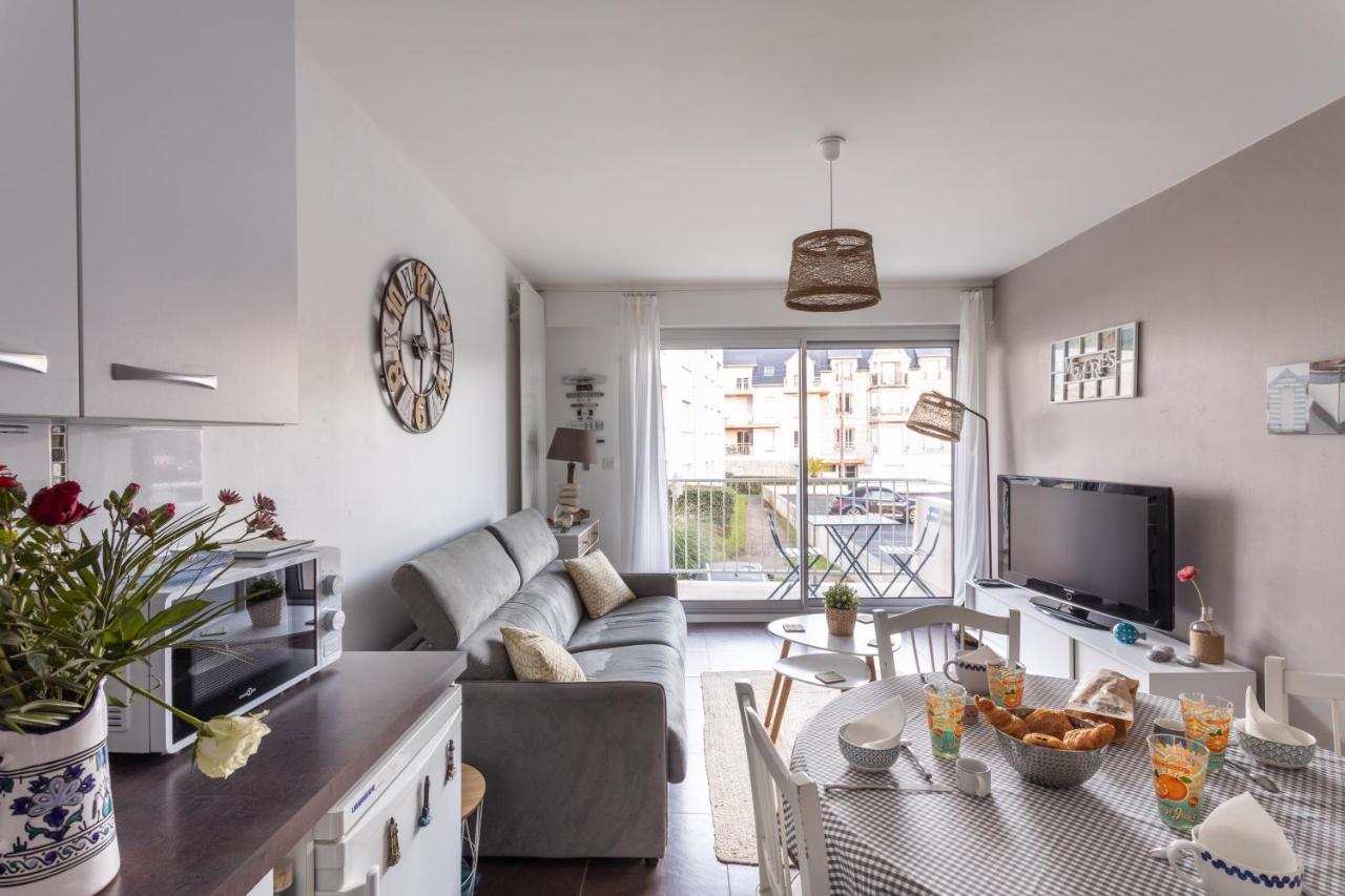 Apartamento Le Sextant - Piscine Partagee Et Parking Prive Saint-Cast-le-Guildo Exterior foto